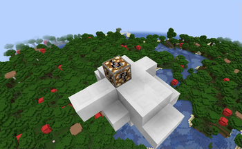 Aether Lucky Block gen in overworld