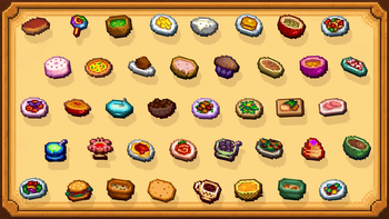 Stardew Valley Food Item List 1
