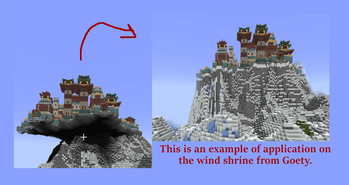 Wind shrine from goety without and with the mod
