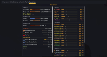 [1.2.0] Simple Nutrition System (Remove in 2.1.0)