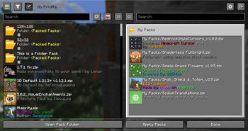 Folder Pack View