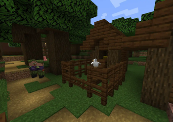 Chicken coop in Dark Oak Village!