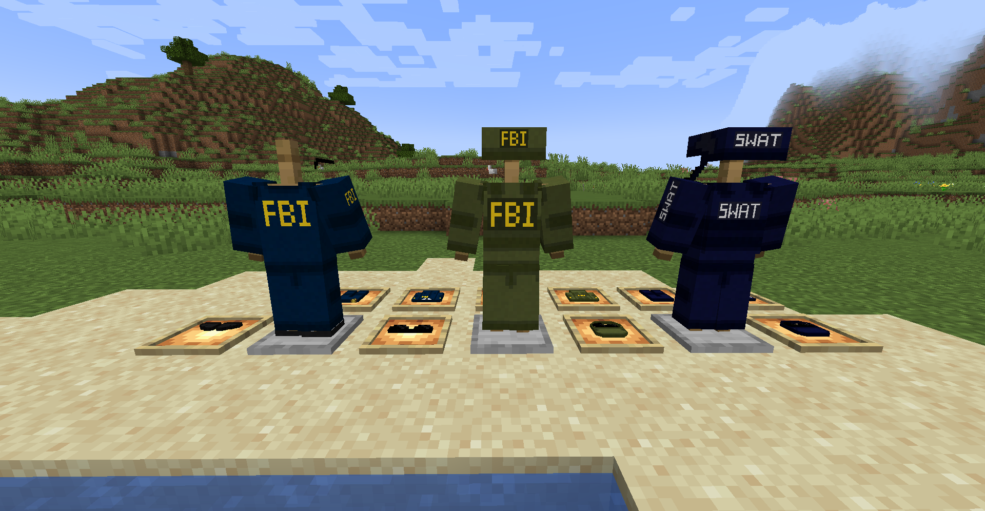 FBI and SWAT armors (back)
