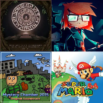 Artwork of only some of the tracks that are in the pack