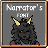 Narrator's Sketch Font