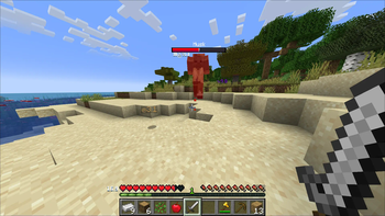 Husk with health bar