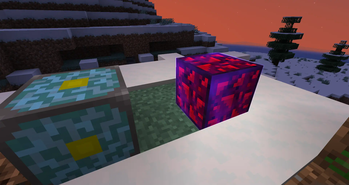 Nether Reactor Core and Enchanted Glowing Obsidian