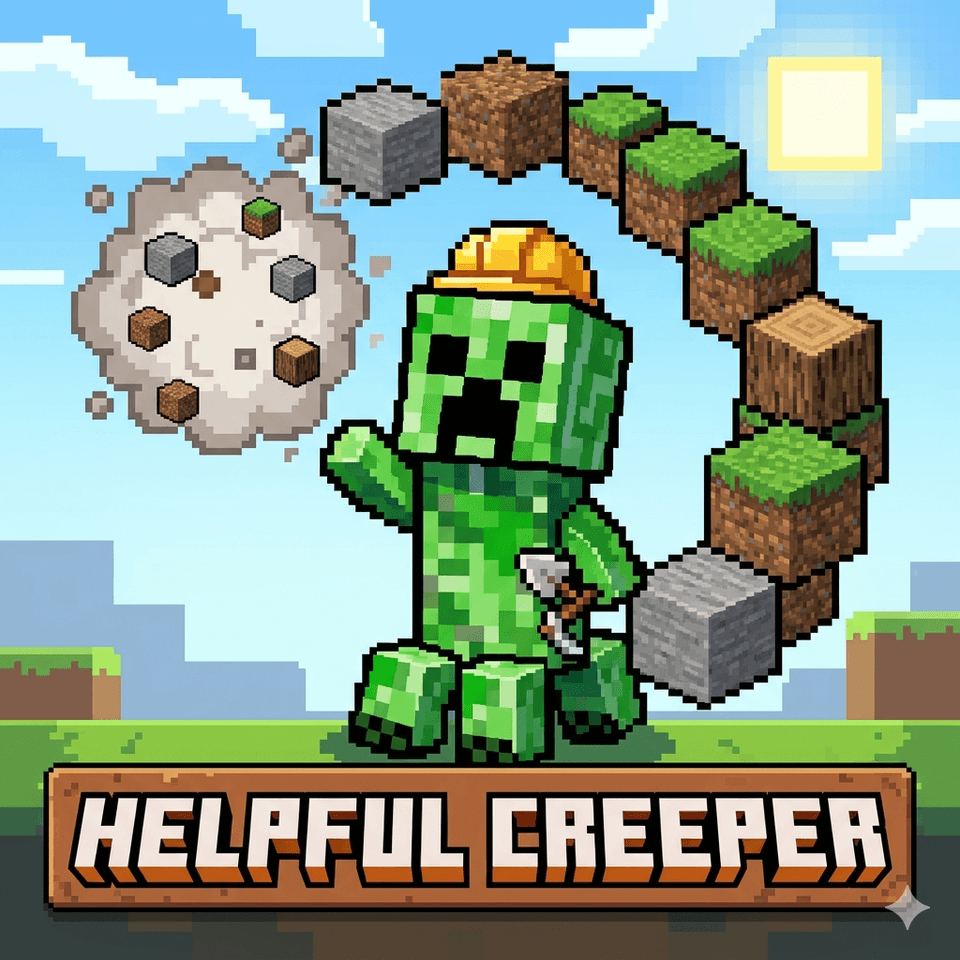 Helpfull Creeper Mod