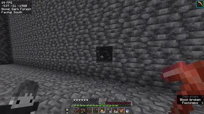 Instantly Mine Deepslate in action!