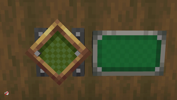 dyed placard (create deco) next to nameplate (aerounautics)