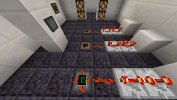 Relay display panel showing redstone strength