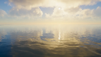 Sky and water