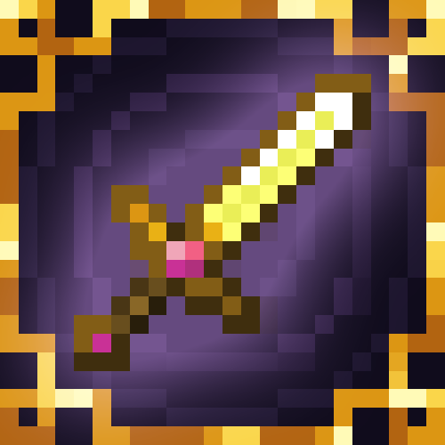 Pink Encrusted Golden Tools & Armor