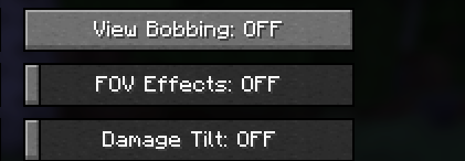 Non-Vanilla settings