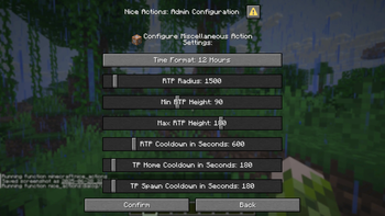 config options example