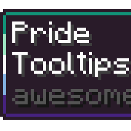 Gay MLM Pride Flag Tooltip (Frame-only Alt-BG 5-Color Turned)