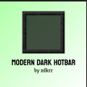 Modern Dark Hotbar