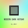 Modern Dark Hotbar