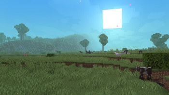 morning plains with animals