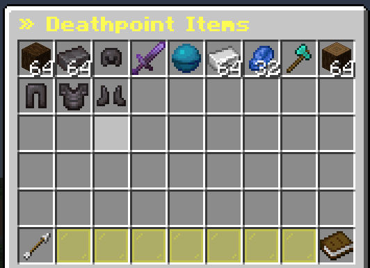 Deathchest Content Preview