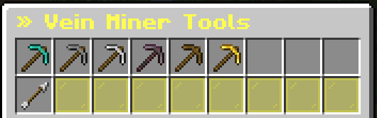 Vein Miner Tools GUI