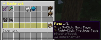 Backpack GUI