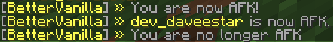 AFK Messages