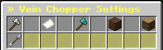Vein Chopper Settings GUI