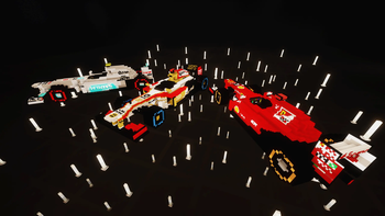 Mercedes, HRT and Ferrari