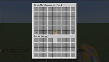 Bank Menu