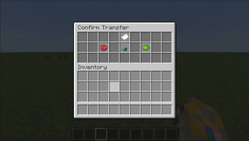 Confirmation screen
