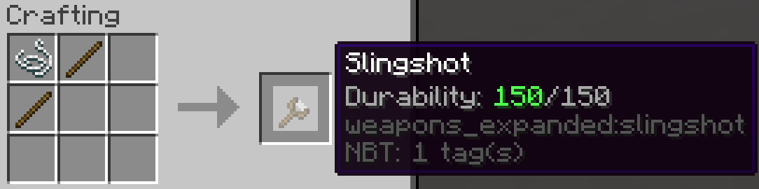 Slingshot Recipe