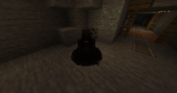 SCP-106 emerging from the ground