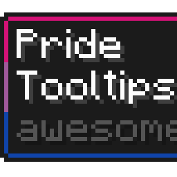 Bisexual Pride Flag Tooltip (Frame-only Tricolor Turned)