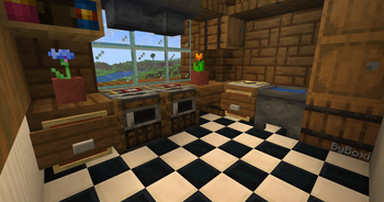 Quartz // Spruce planks