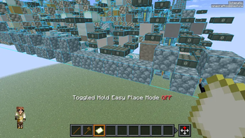 Toggling the mod OFF