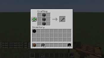 Bedrock Shovel Recipe