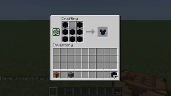 Obsidian Chestplate Recipe