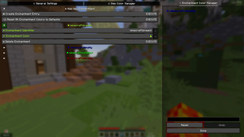 Custom Enchantment Background Settings
