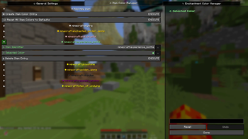 Custom Item Backgrounds Settings