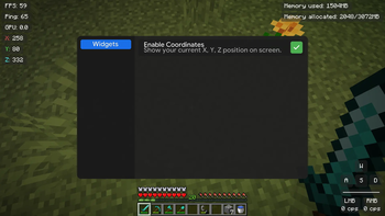 Widget Config