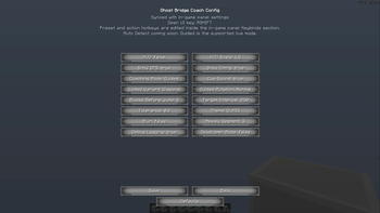 OLD Configuration Menu