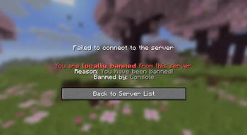 Local bans