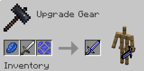 Modified Iron Sword Recipe