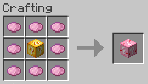 Lucky Block Pink Recipe!