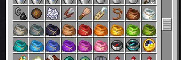 Dyed bundles in the creative inventory