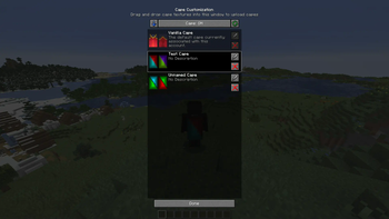 This is the cape customization menu with a couple example capes