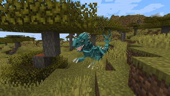 Wild dragon having a little rest 
