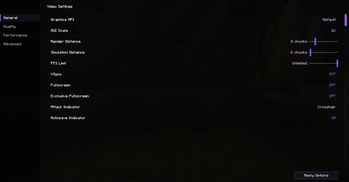 Xeno Original New Video Settings tab , 26.2