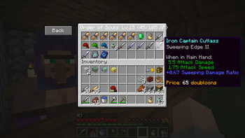 New trading menu